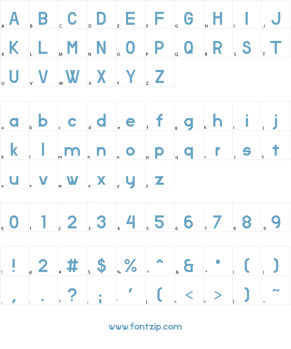 Personal Font Mix Font Character
